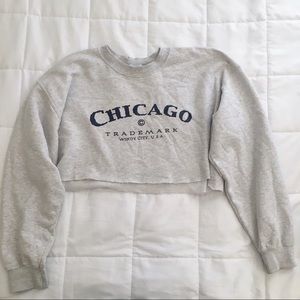 Cropped sweatshirt
